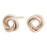 8ct. gold earrings knot