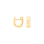 Guld system-creoler Julia 12x4,5mm