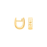 Gold-System-Creolen Julia 12x4,5mm