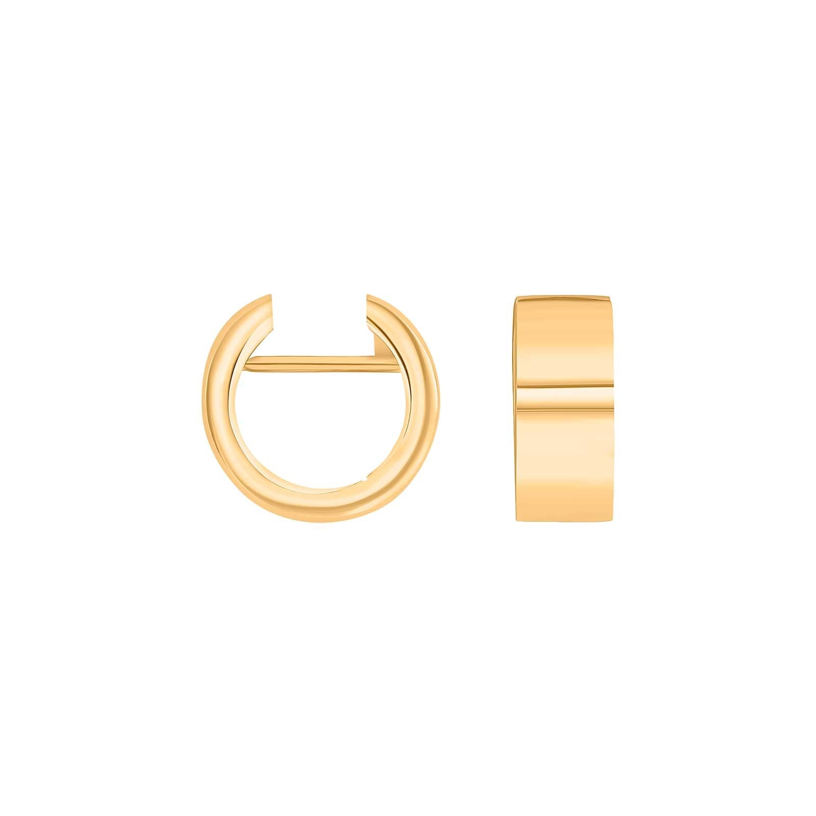 Guld system-creoler Nora 13x5,5mm
