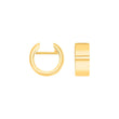 Gold system hoops Nora 13x5.5mm