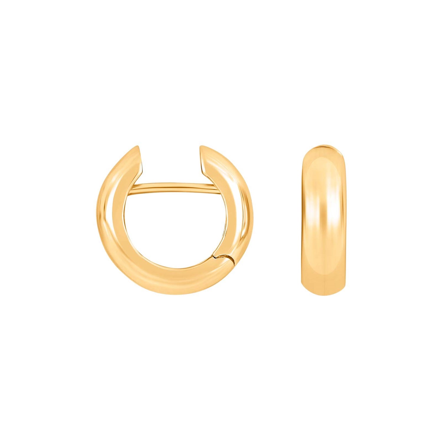 Guld system-creoler Stella 16x5mm - 14