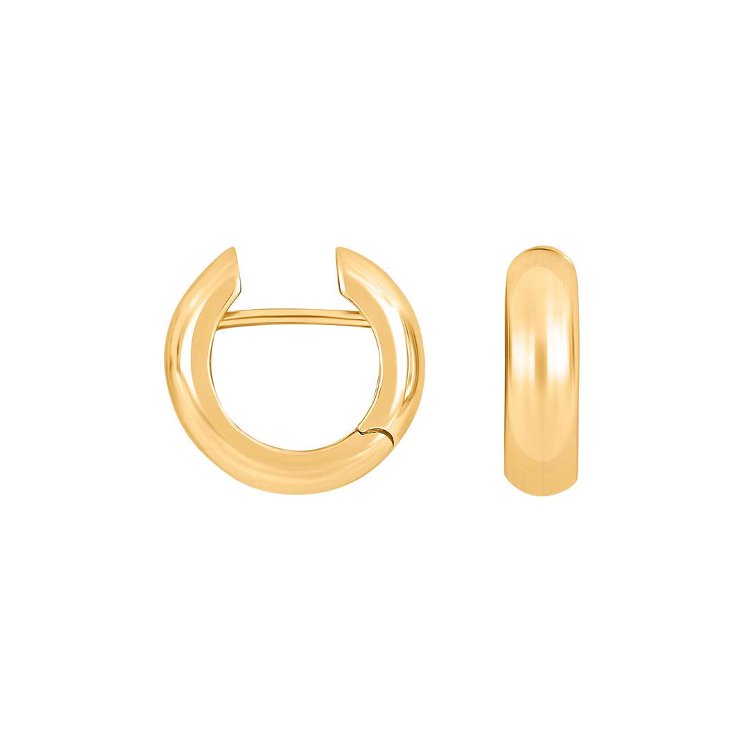 System Creolen Stella 16x5mm - Rosévergoldet
