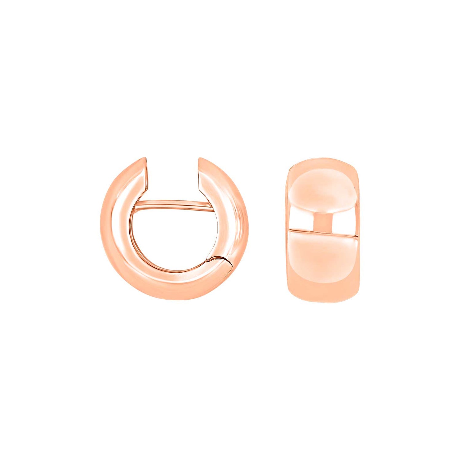 Gold System Creolen Lili 15x8mm - Rosévergoldet