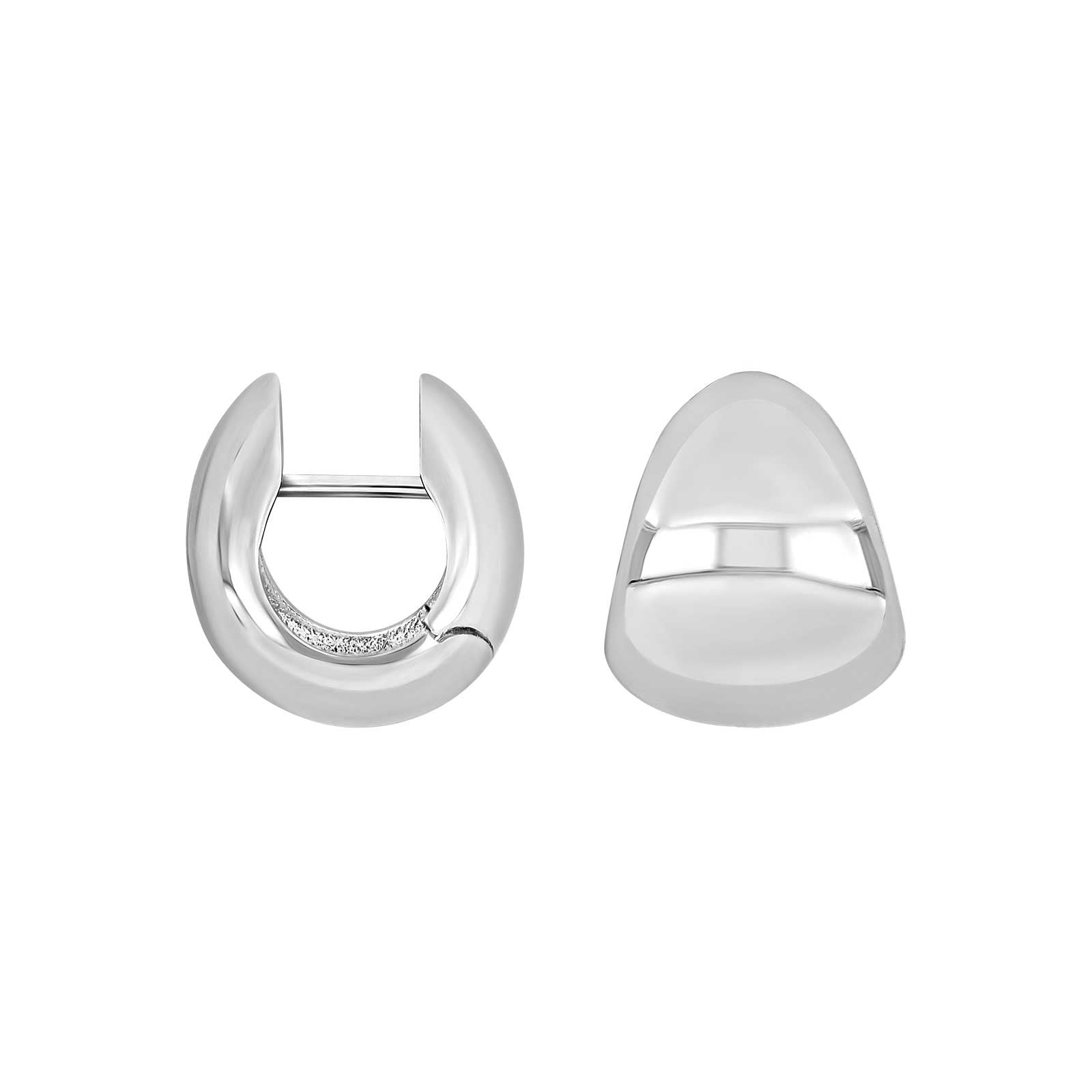 Silber System Creolen Eva 15x13mm