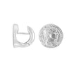 Silber Systemcreolen Coco 16x15mm