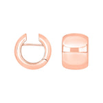 Silver system hoops Mimi 17x12mm