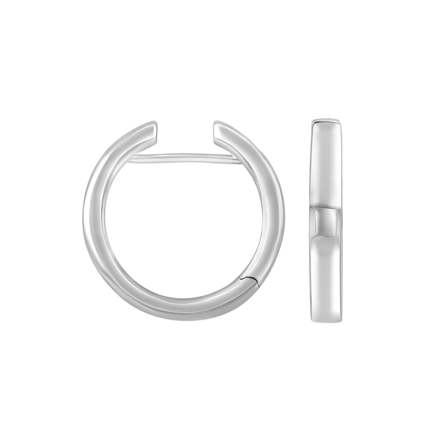 Silber System Creolen Bea 3,5x22mm - Vergoldet