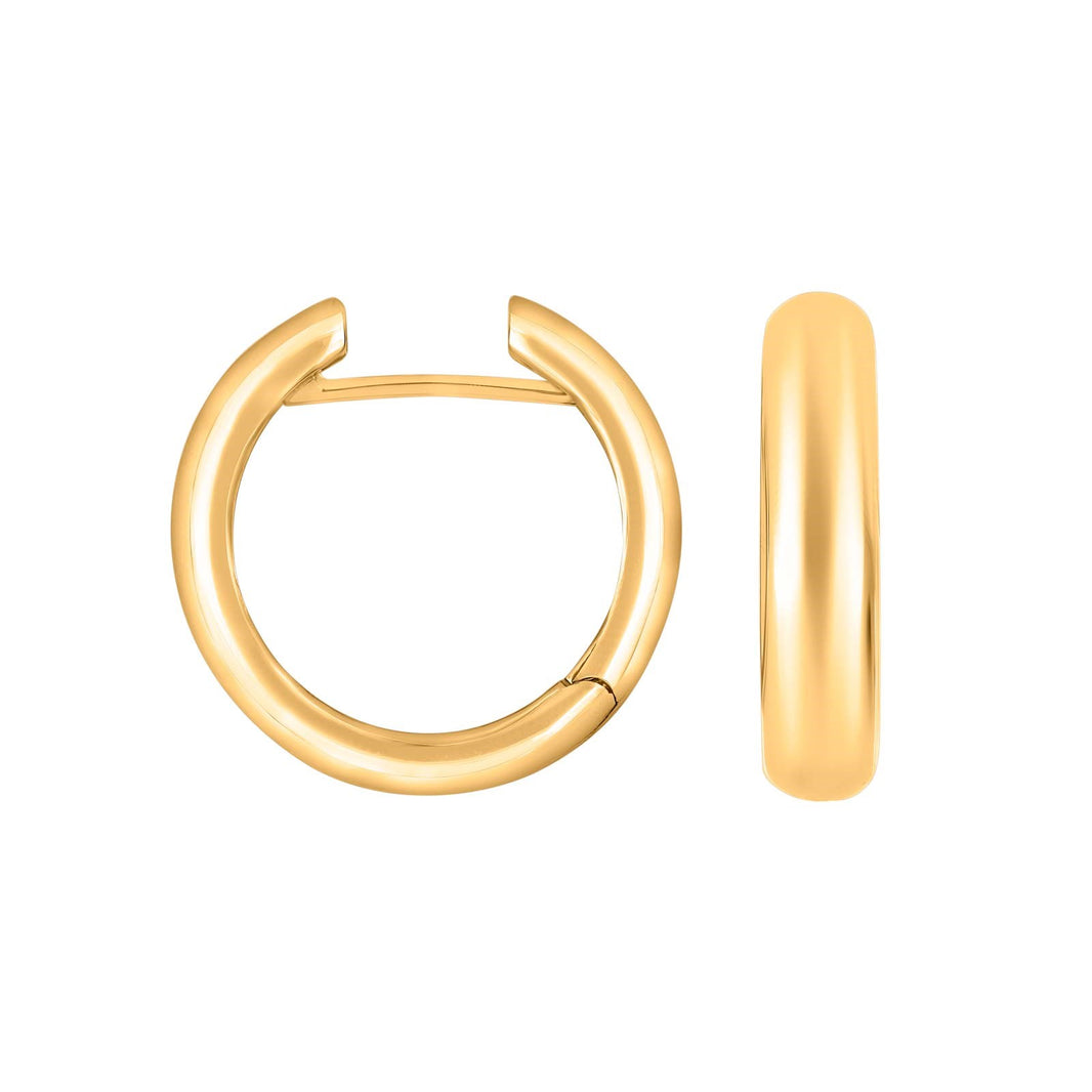 Silver system hoops Ida 5x22mm