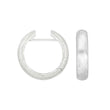 Silber matt System Creolen Ida 5x22mm