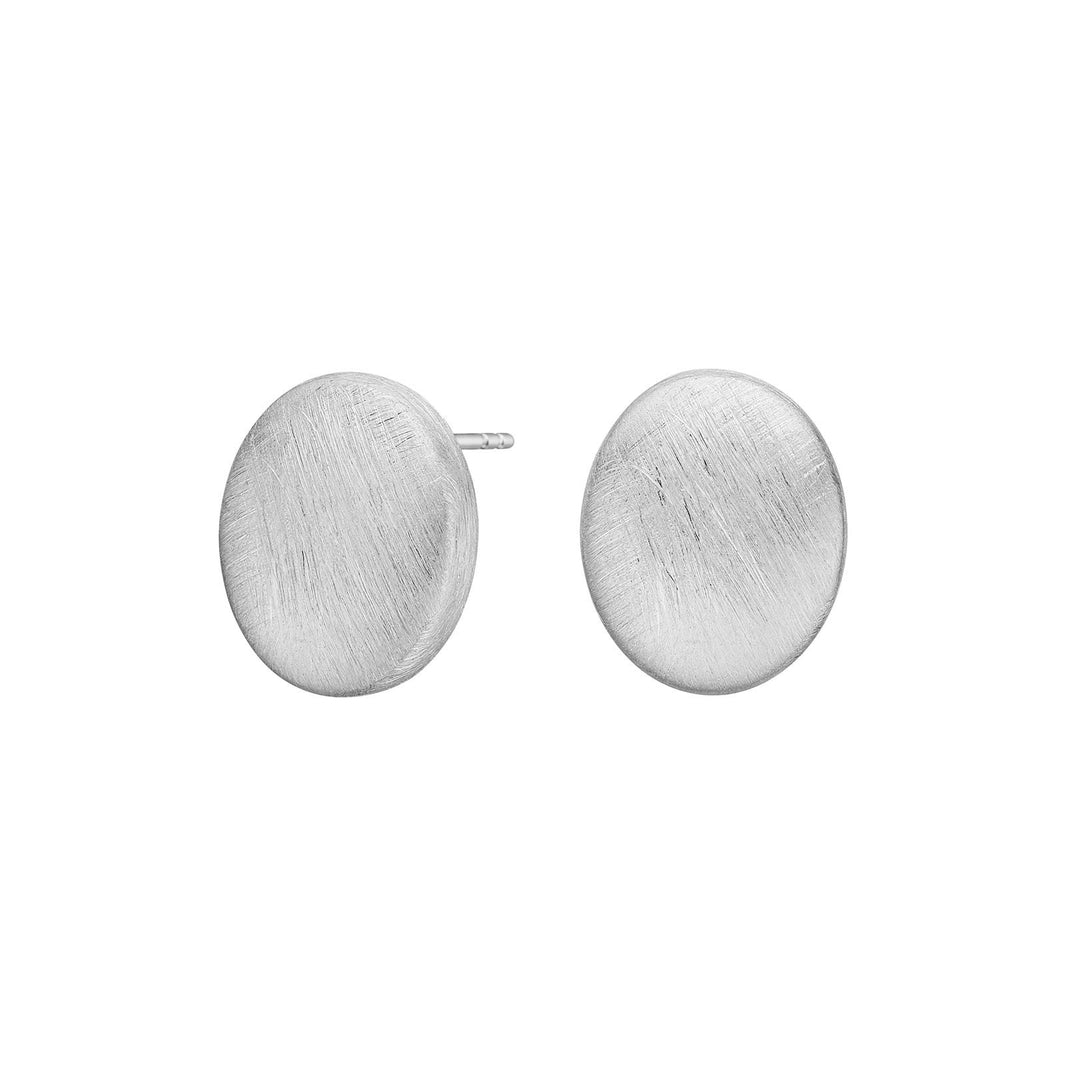 System ear studs matt Anja 13x16mm