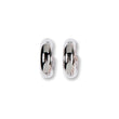 Silver creoles 24mm