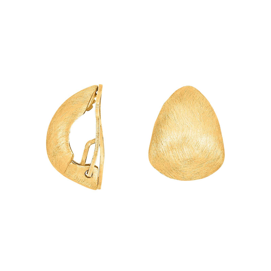 Sølv mat system-clips Eva 15x13mm