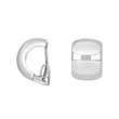 Silberner Systemclip Mimi 17x12mm