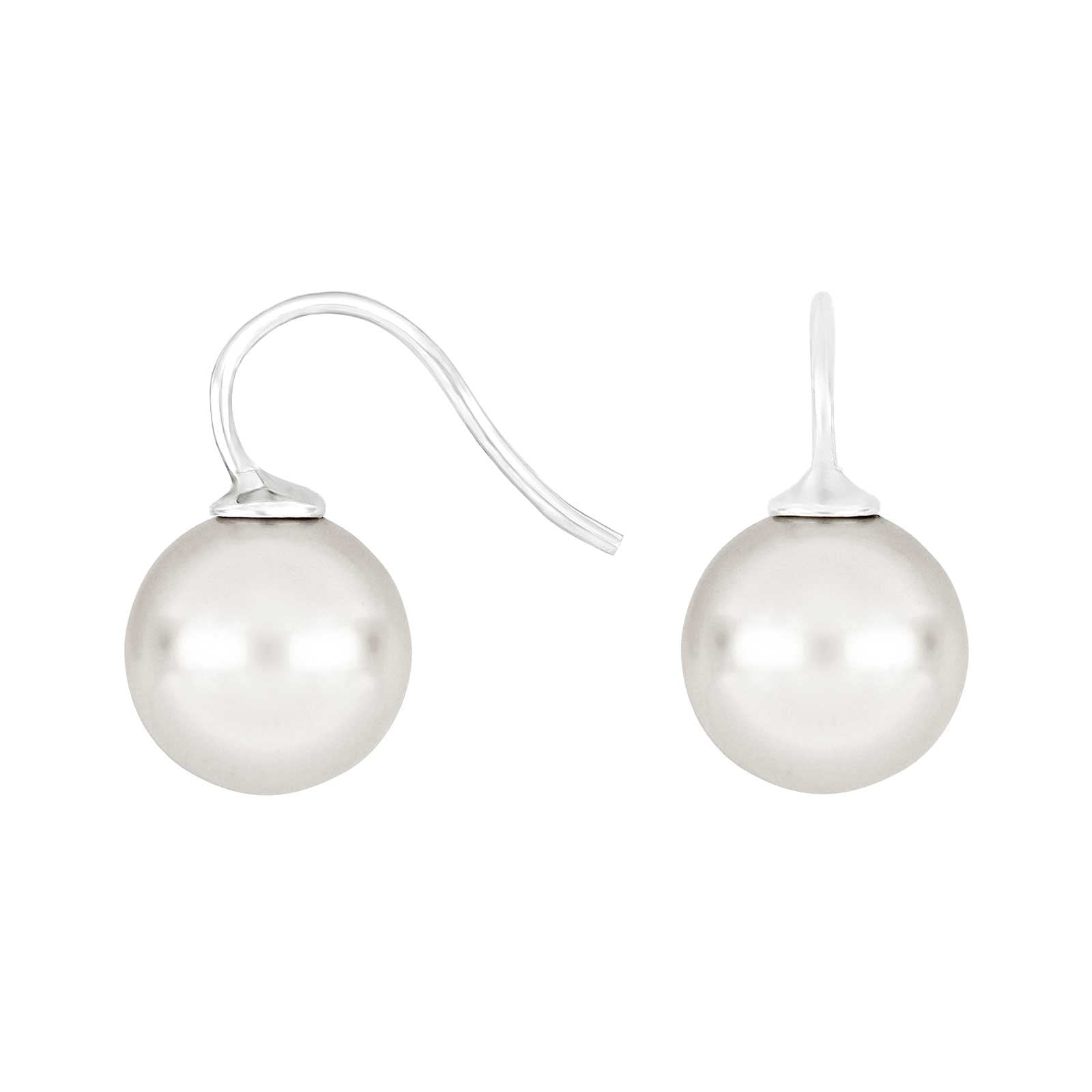 Silver ear. w/Mallorca pearl