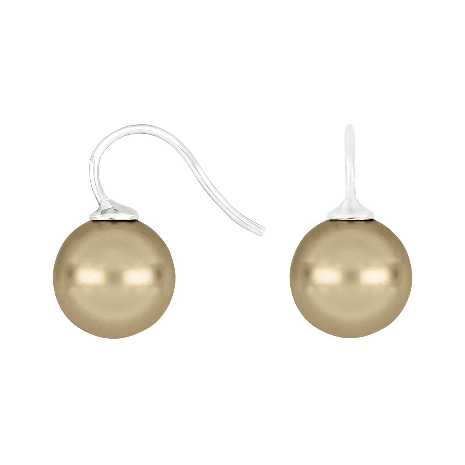 Silver ear. w/Mallorca pearl