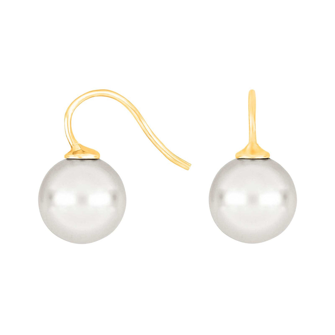 Silver ear. w/Mallorca pearl