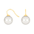 Silver ear. w/Mallorca pearl