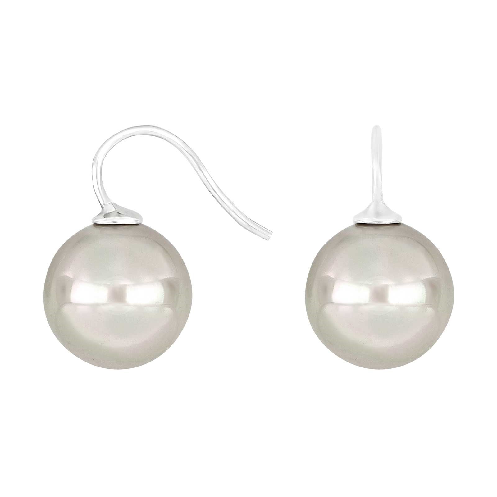 Silver ear. w/Mallorca pearl