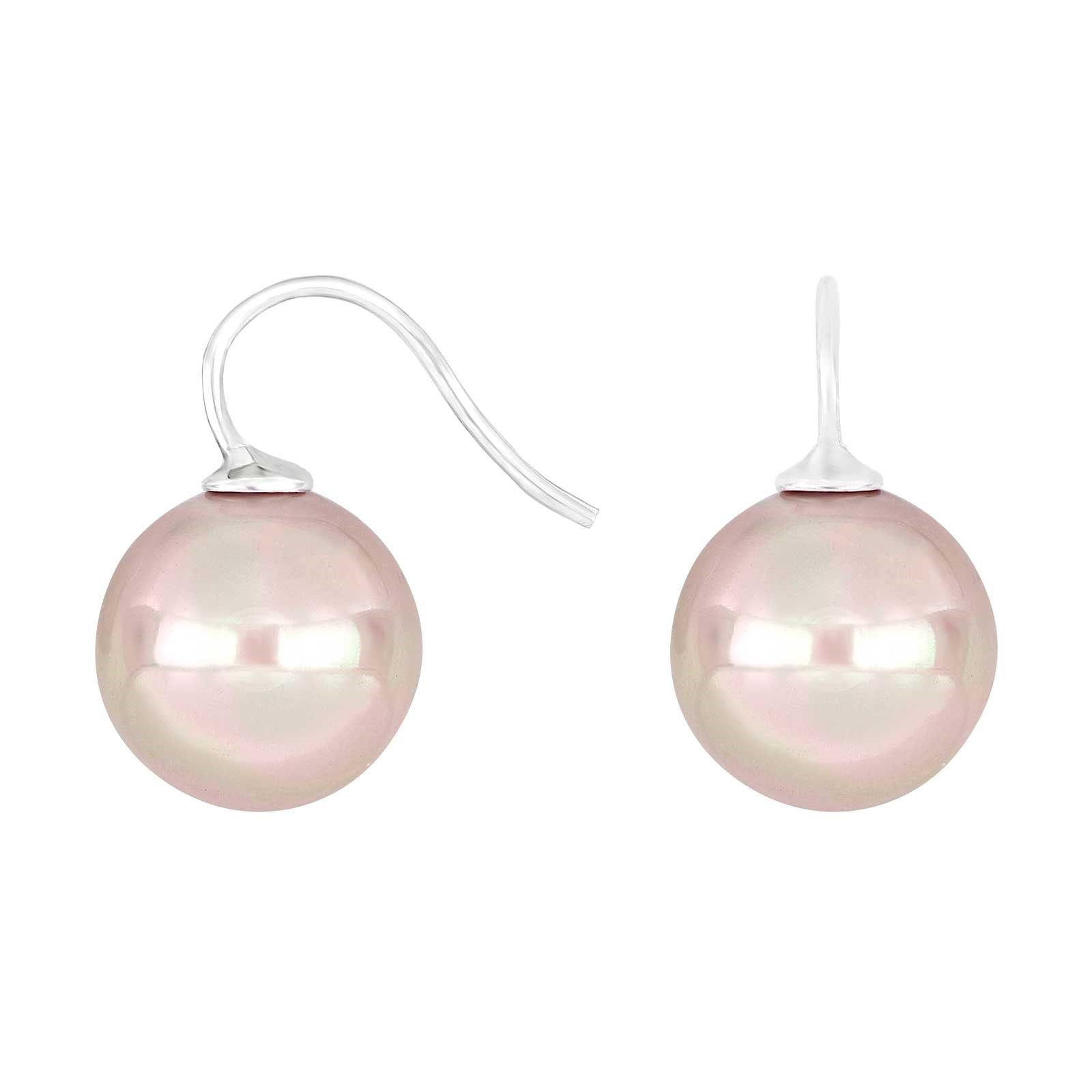 Silver ear. w/Mallorca pearl