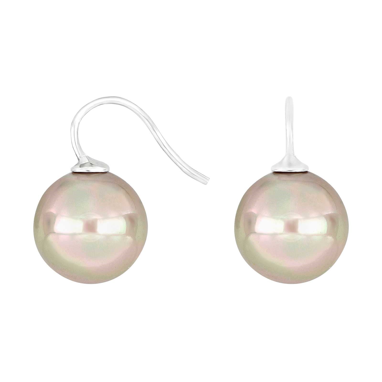 Silver ear. w/Mallorca pearl