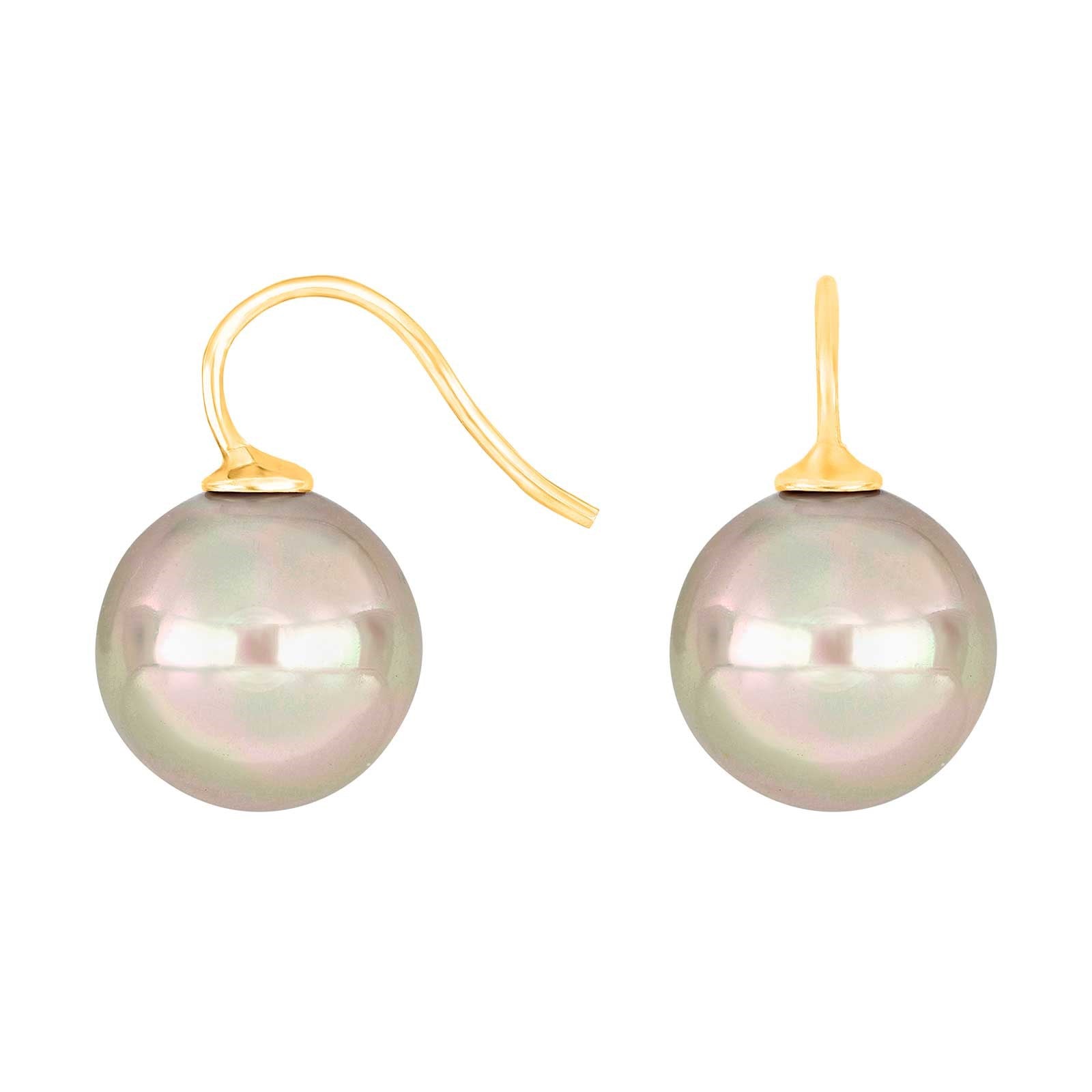 Silver ear. w/Mallorca pearl