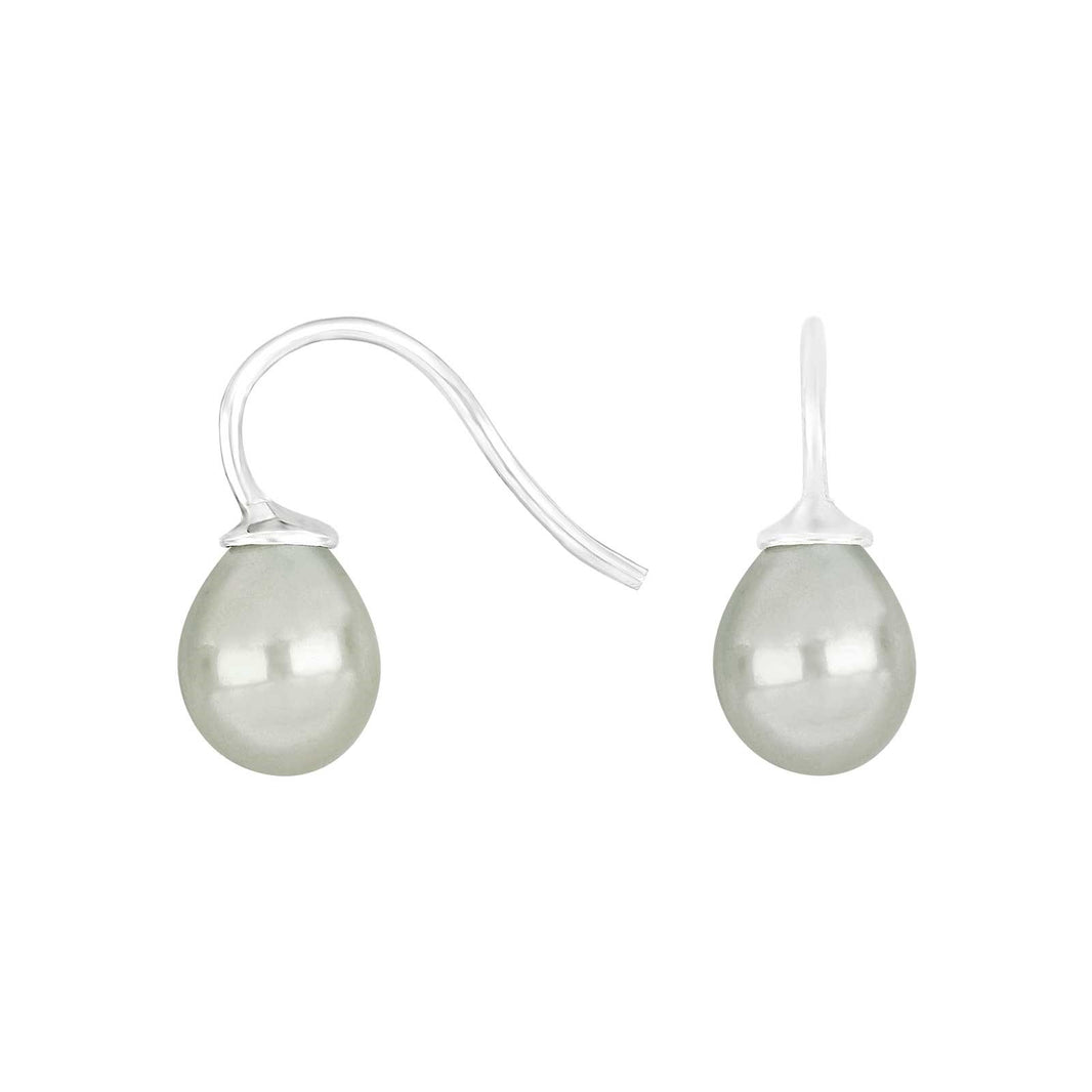 Silver ear. w/Mallorca pearl