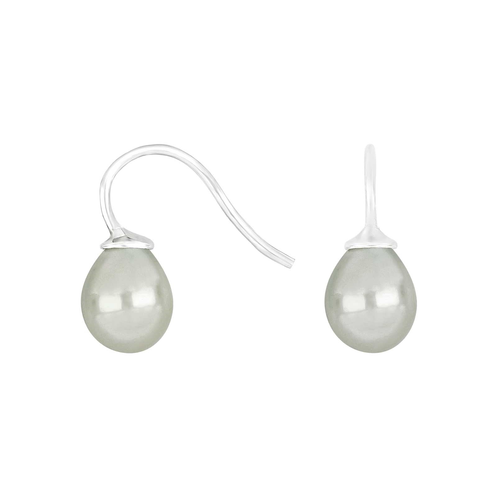 Silver ear. w/Mallorca pearl