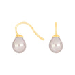 Silver ear. w/Mallorca pearl