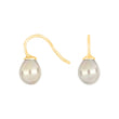 Silver ear. w/Mallorca pearl