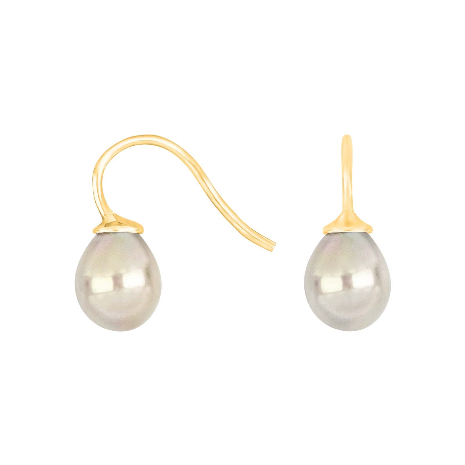 Silver ear. w/Mallorca pearl