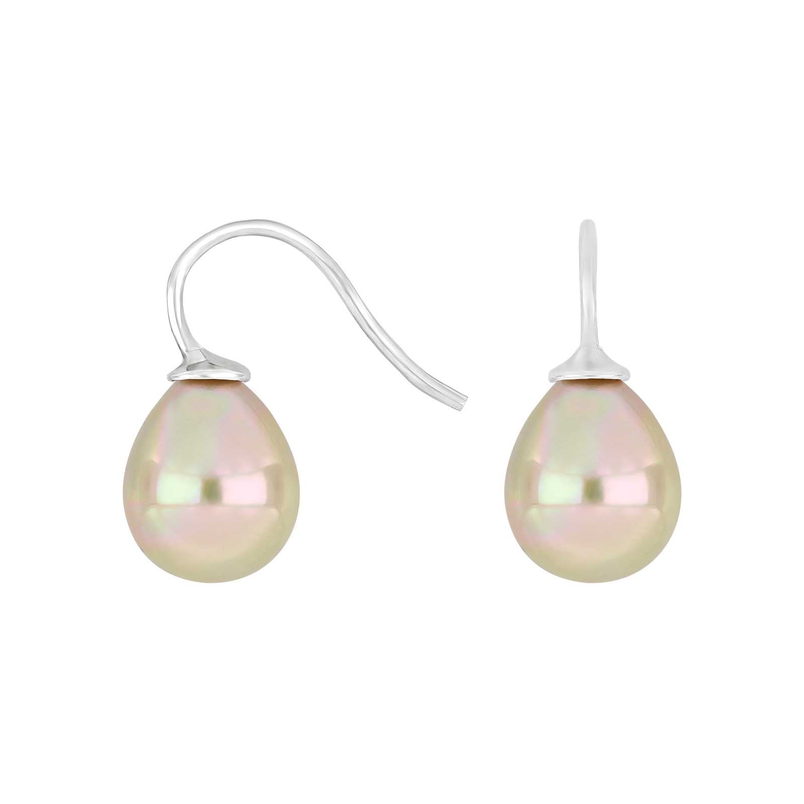 Silver ear. w/Mallorca pearl