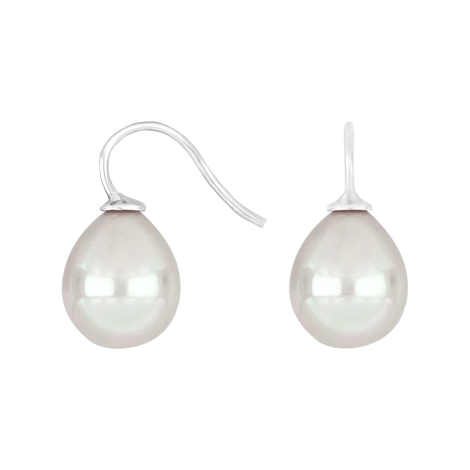 Silver ear. w/Mallorca pearl