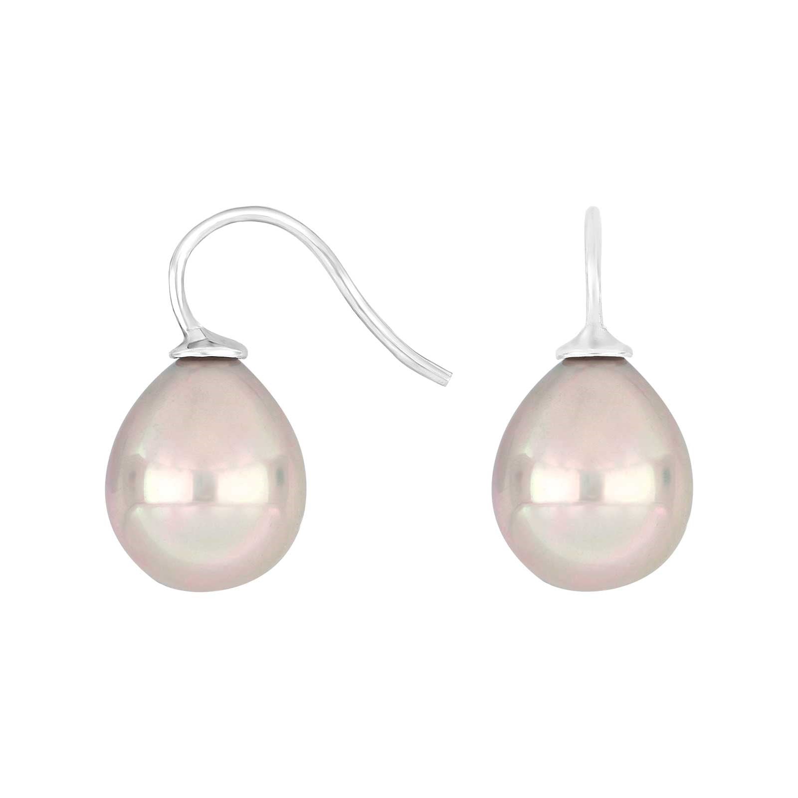 Silver ear. w/Mallorca pearl