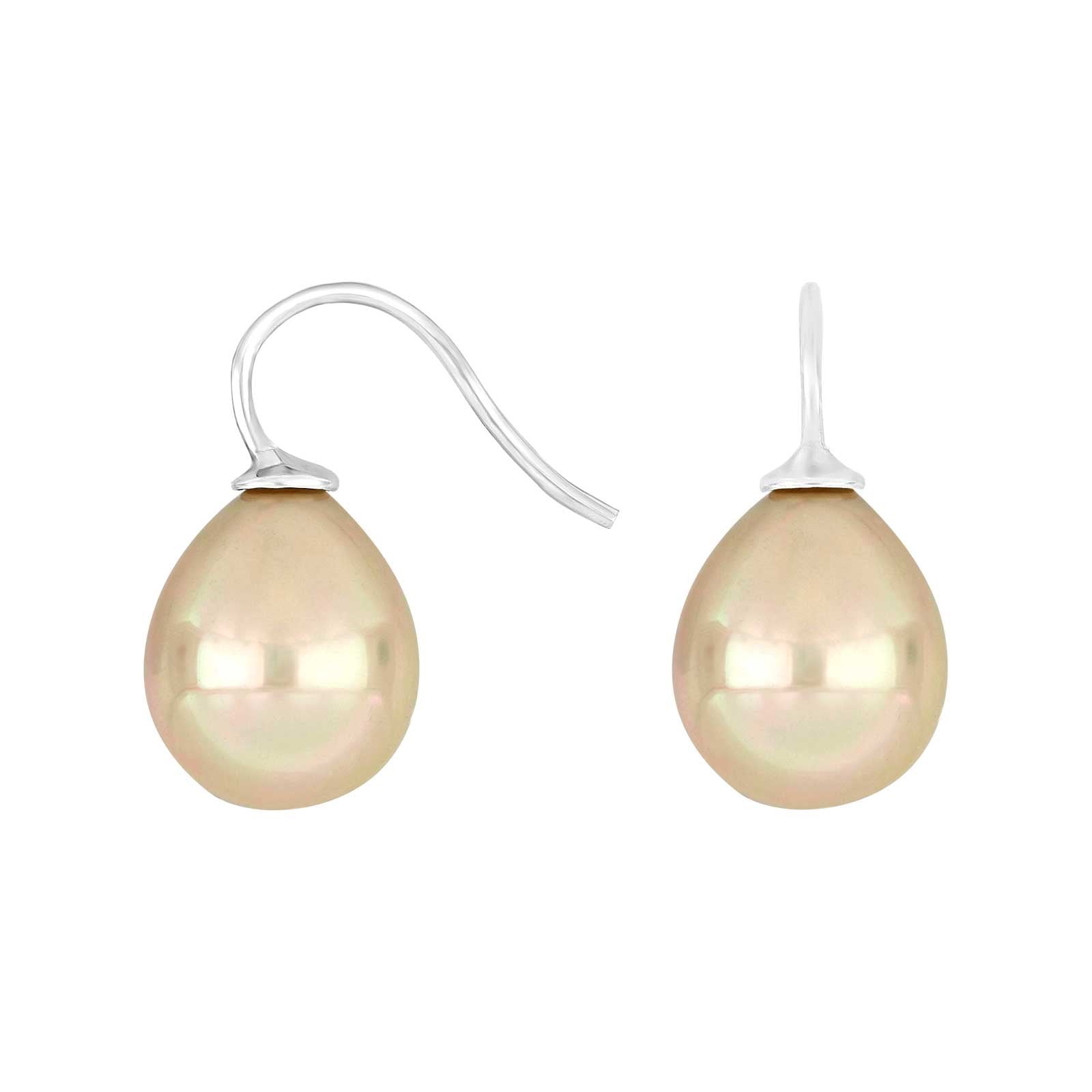 Silver ear. w/Mallorca pearl