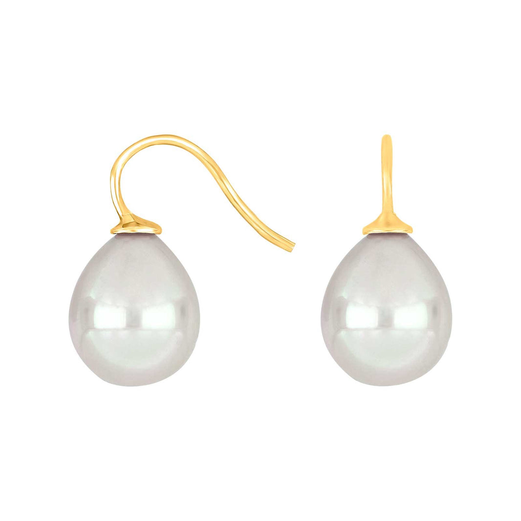 Silver ear. w/Mallorca pearl