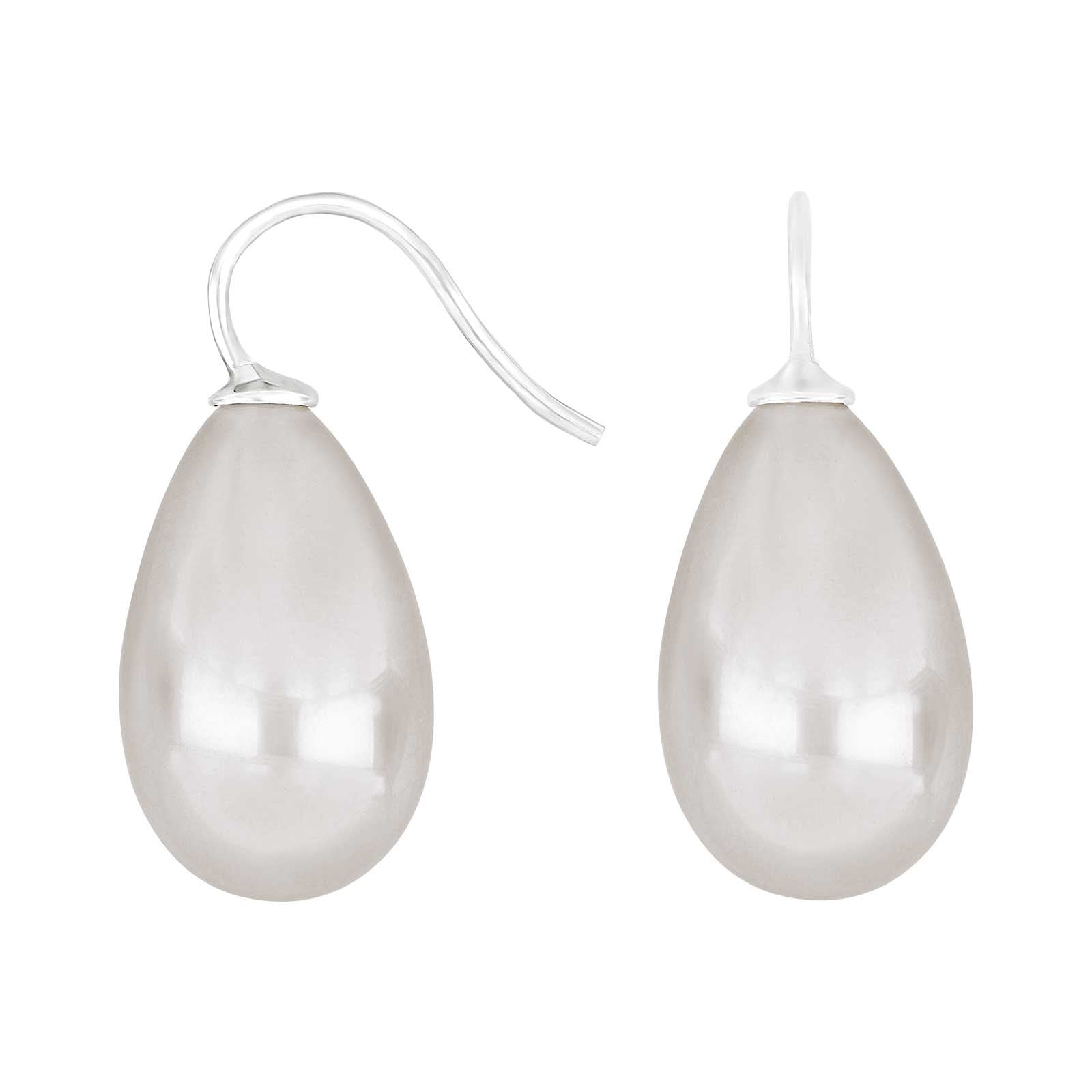 Silver ear. w/Mallorca pearl