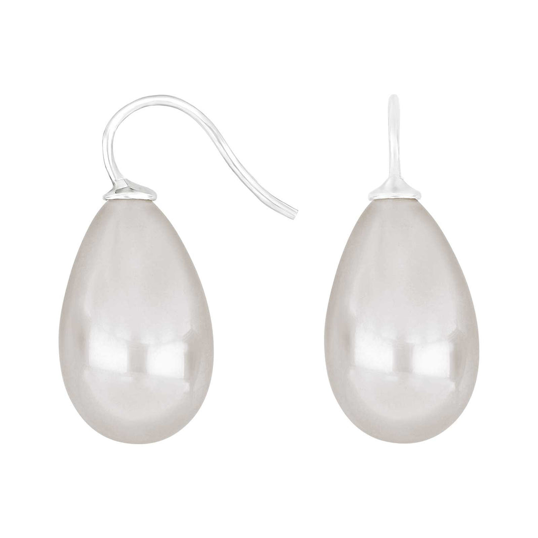 Silver ear. w/Mallorca pearl