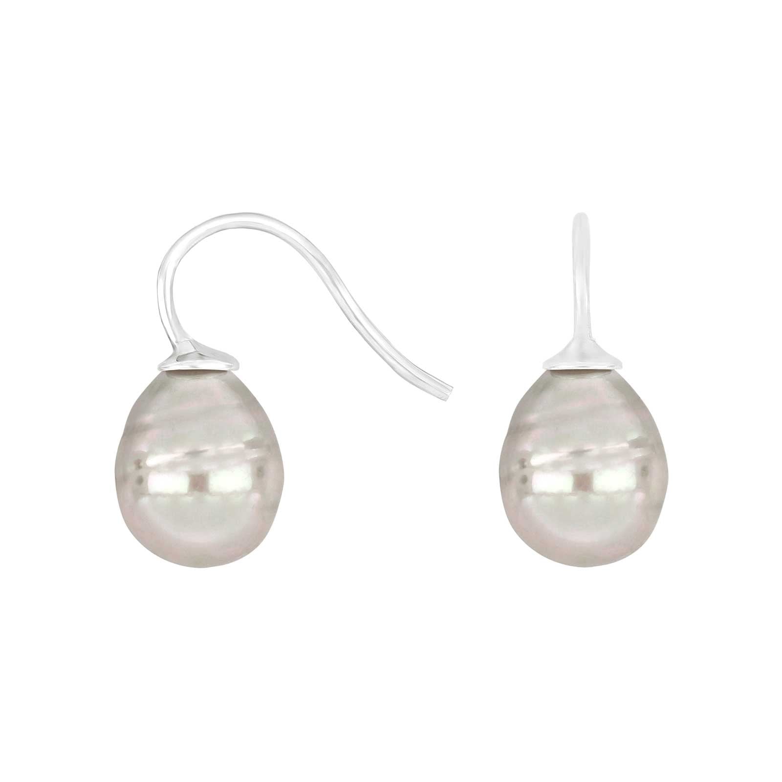 Silver ear. w/Mallorca pearl
