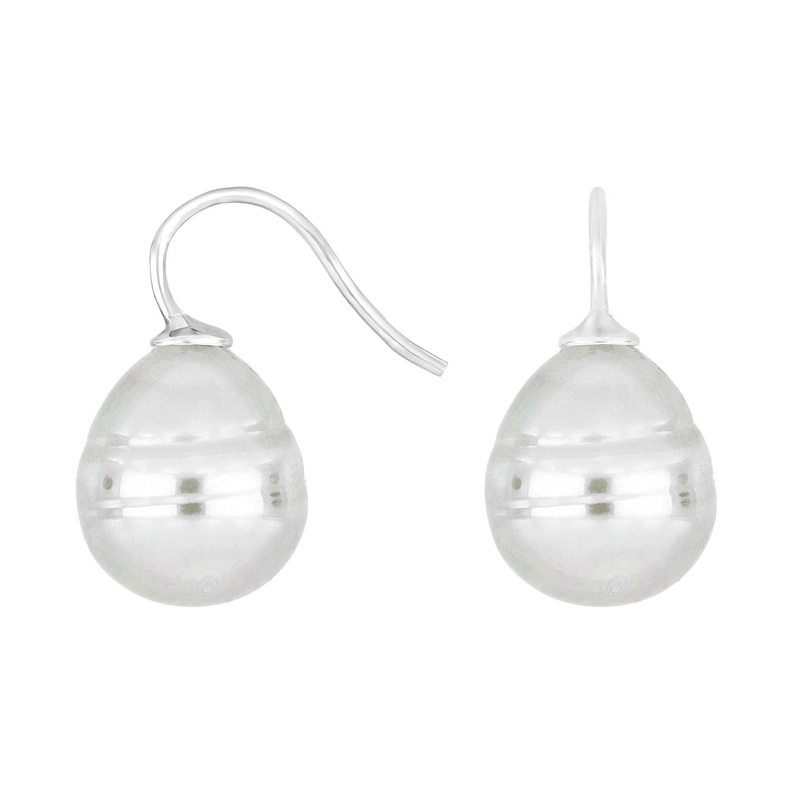 Silver ear. w/Mallorca pearl