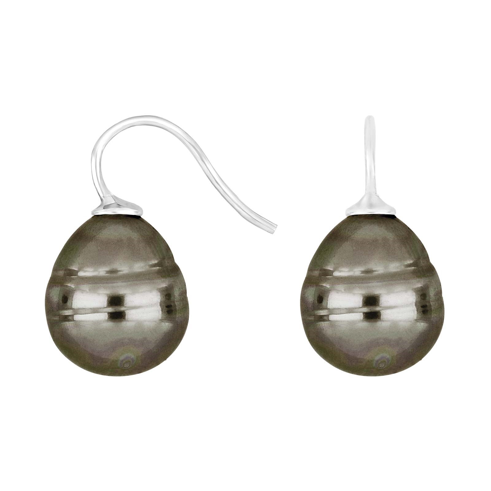 Silver ear. w/Mallorca pearl