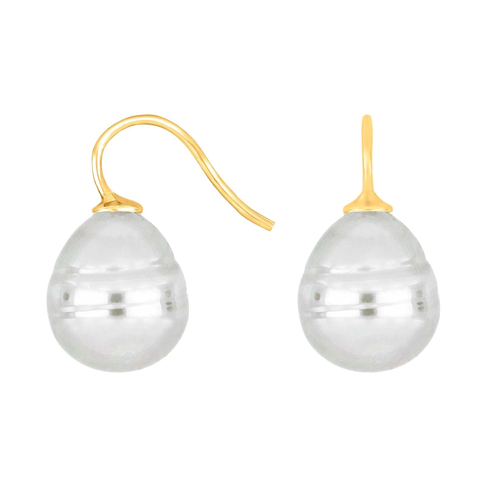 Silver ear. w/Mallorca pearl