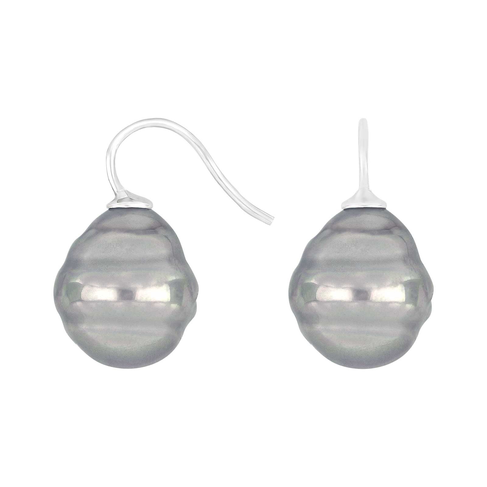 Silver ear. w/Mallorca pearl