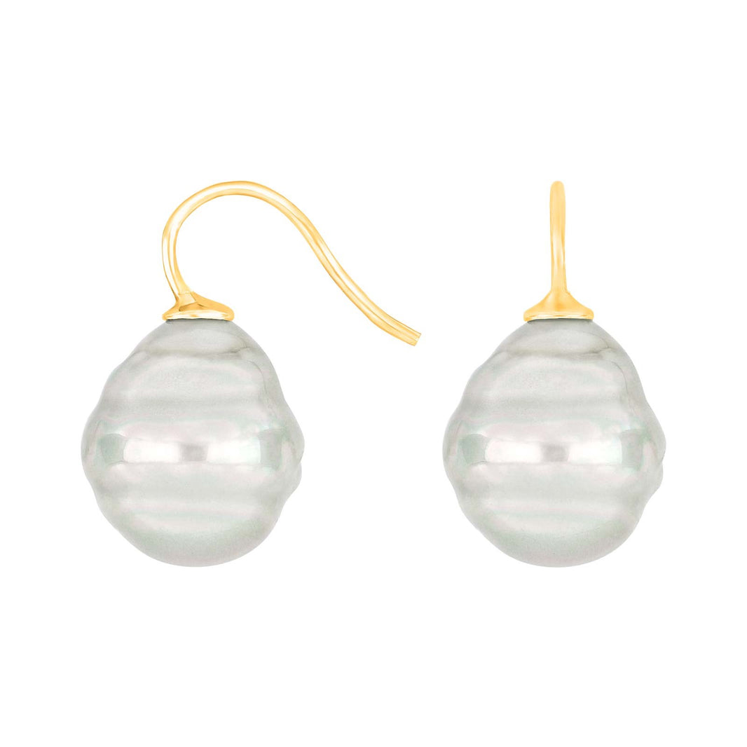 Silver ear. w/Mallorca pearl