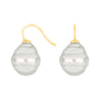 Silver ear. w/Mallorca pearl