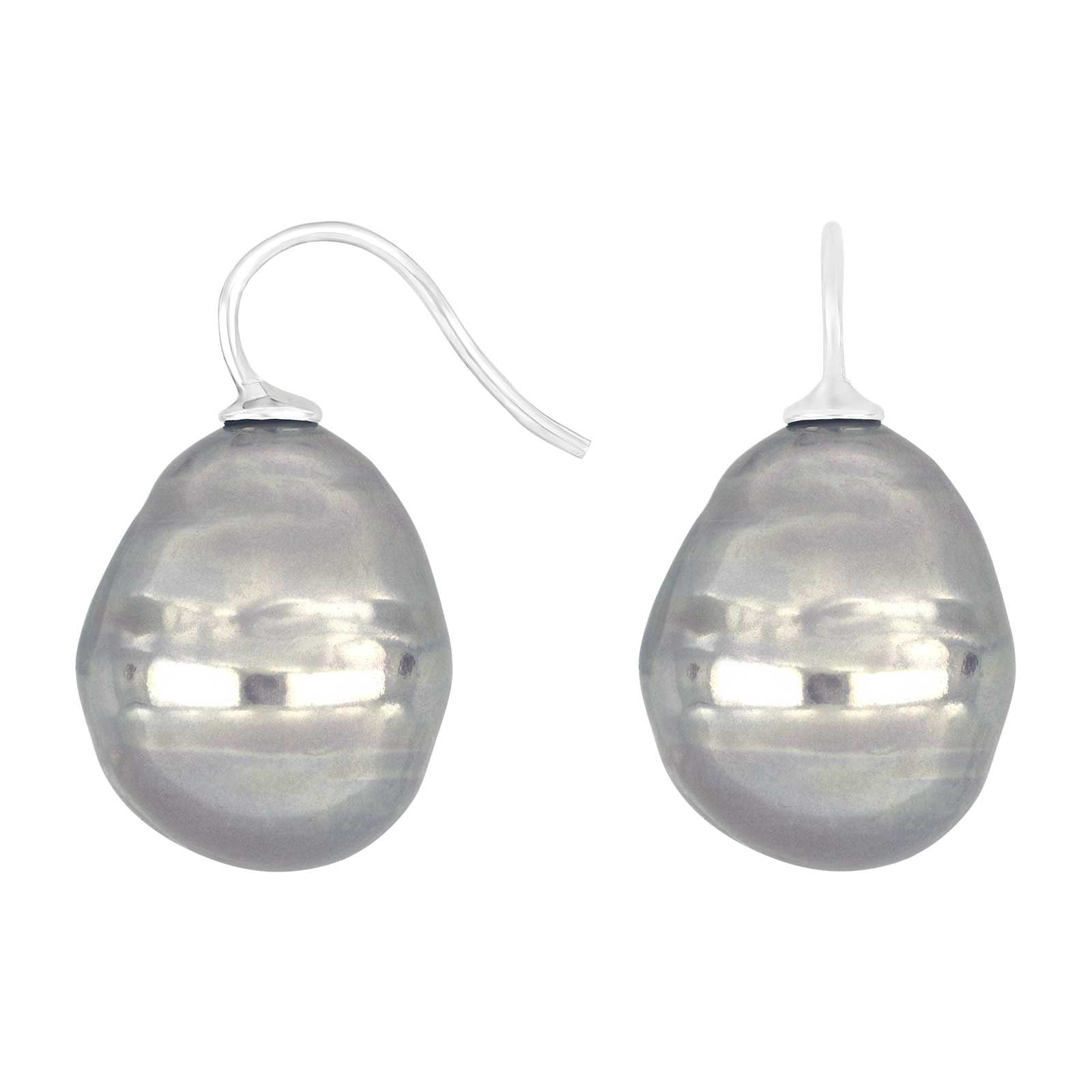Silver ear. w/Mallorca pearl