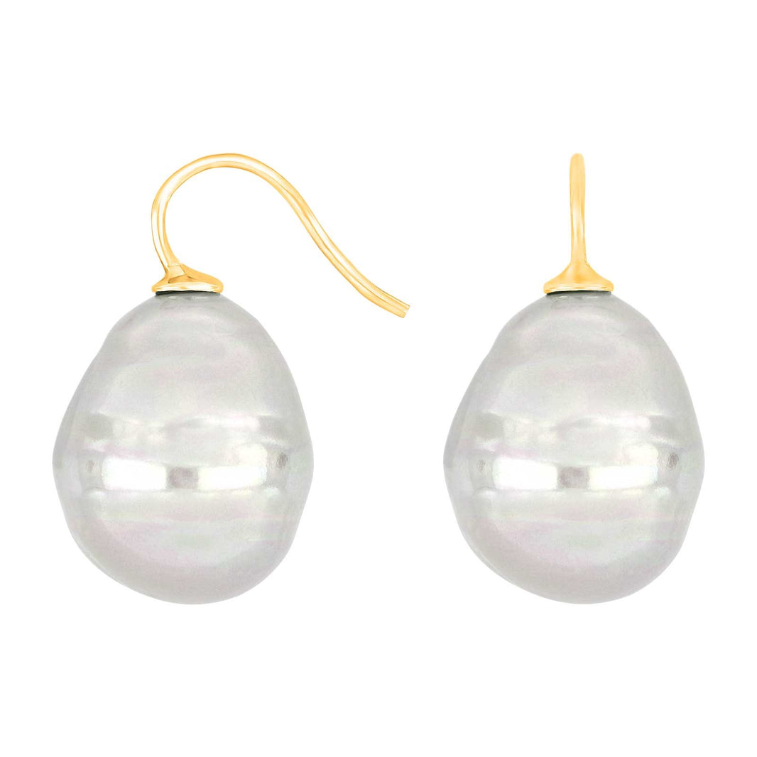 Silver ear. w/Mallorca pearl