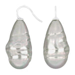 Silver ear. w/Mallorca pearl