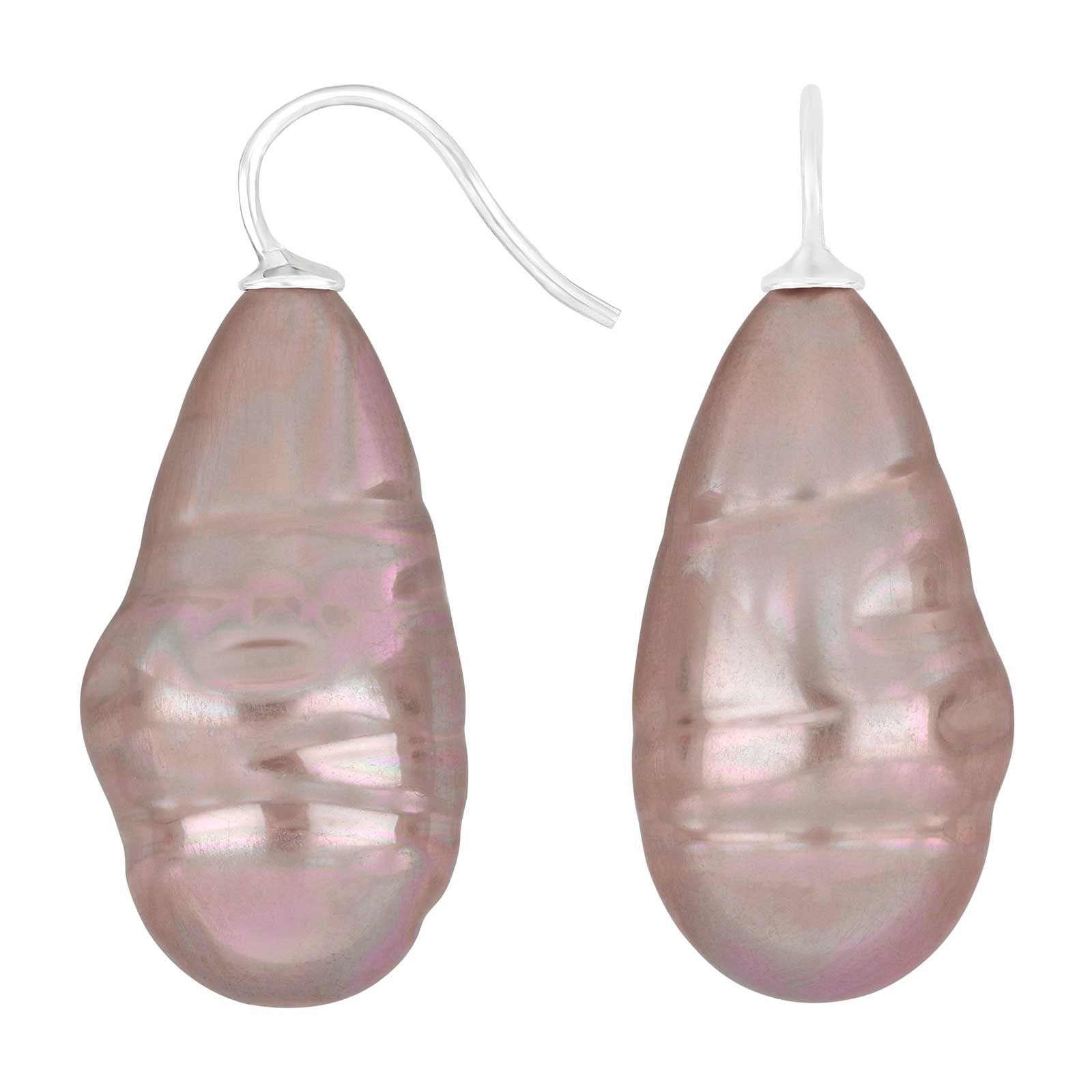 Silver ear. w/Mallorca pearl