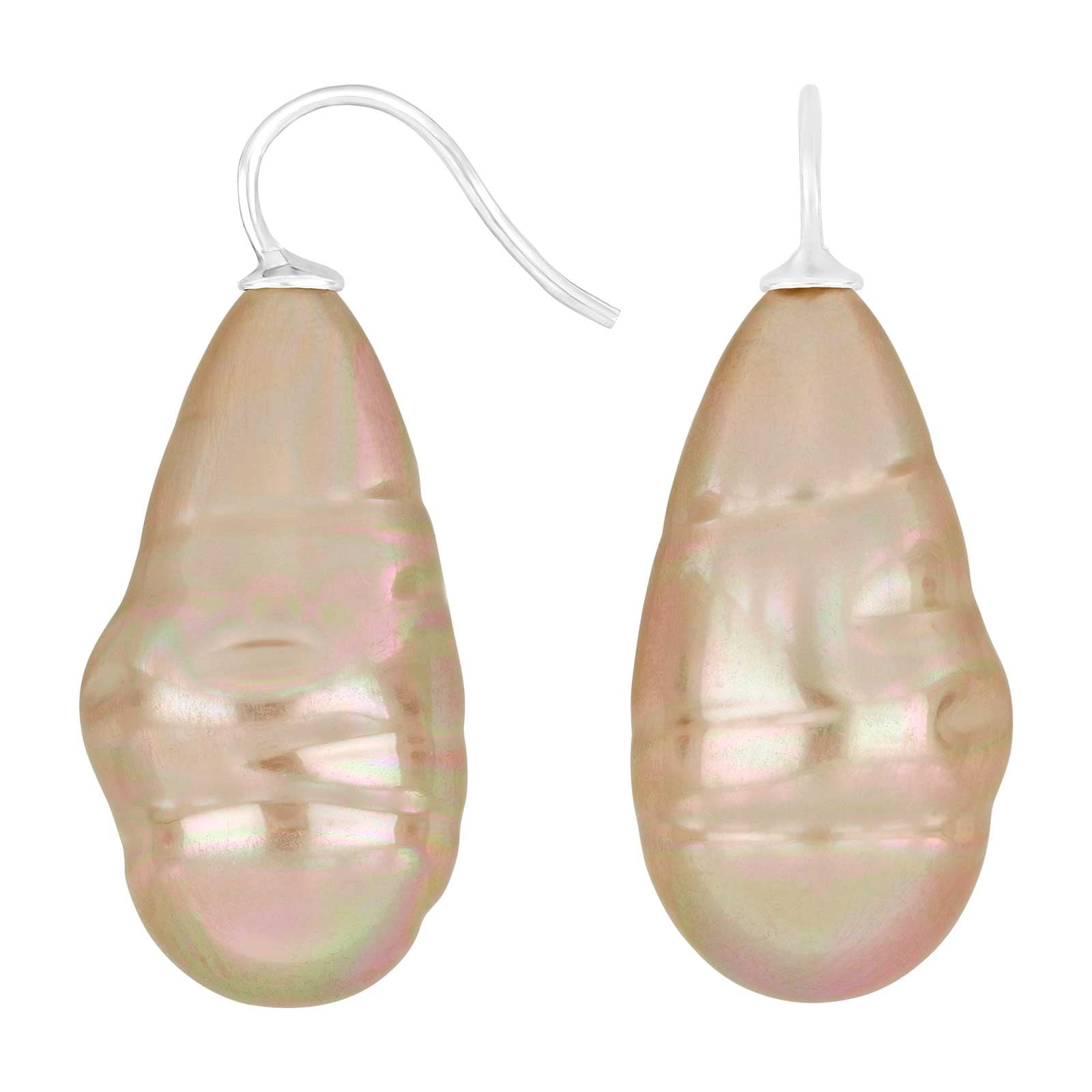 Silver ear. w/Mallorca pearl
